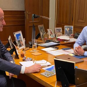 Συνάντηση Φ. Μπαραλιάκου με τον Πρωθυπουργό Κ. Μητσοτάκη – Έθεσε τα σημαντικά θέματα της Πιερίας