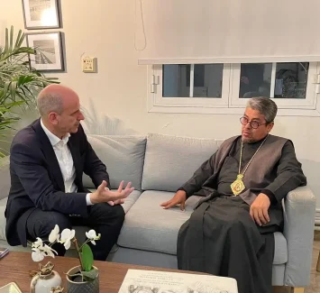 Συνάντηση Φώντα Μπαραλιάκου με τον Θεοφιλέστατο Επίσκοπο Άσσου κ. Τιμόθεο της Μητροπόλεως Μεξικού