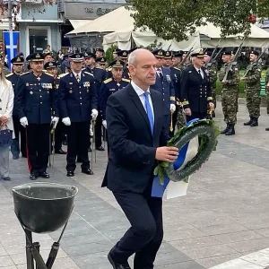 Φώντας Μπαραλιάκος: Εκπρόσωπος της Βουλής των Ελλήνων στις εκδηλώσεις για τον εορτασμό της Ημέρας των Ενόπλων Δυνάμεων