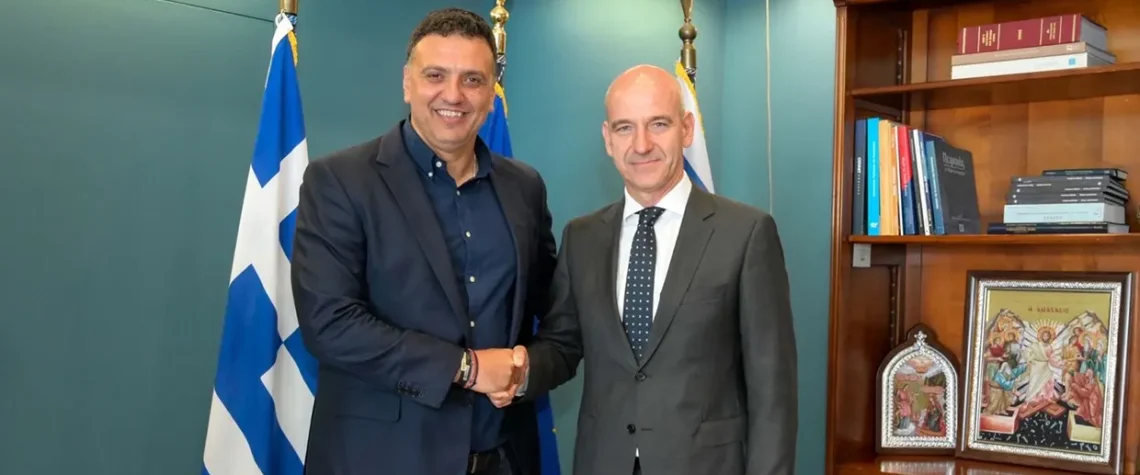 Συνάντηση Φ. Μπαραλιάκου με Β. Κικίλια: Χρηματοδότηση νέου Λιμεναρχείου, Master Plan λιμένων και άδεια υδατοδρομίου Πιερίας