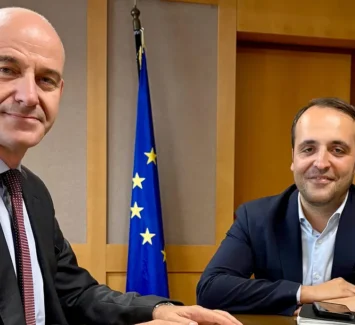 Στον νέο Υφυπουργό Χρ.Δερμεντζόπουλο για τα θέματα του Κτηματολογίου ο Βουλευτης Φώντας Μπαραλιάκος 