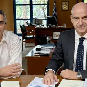 Φώντας Μπαραλιάκος: Με τον Υπουργό Υποδομών και Μεταφορών Χρίστο Δήμα για τα δύο κρίσιμα αρδευτικά έργα της Βόρειας Πιερίας