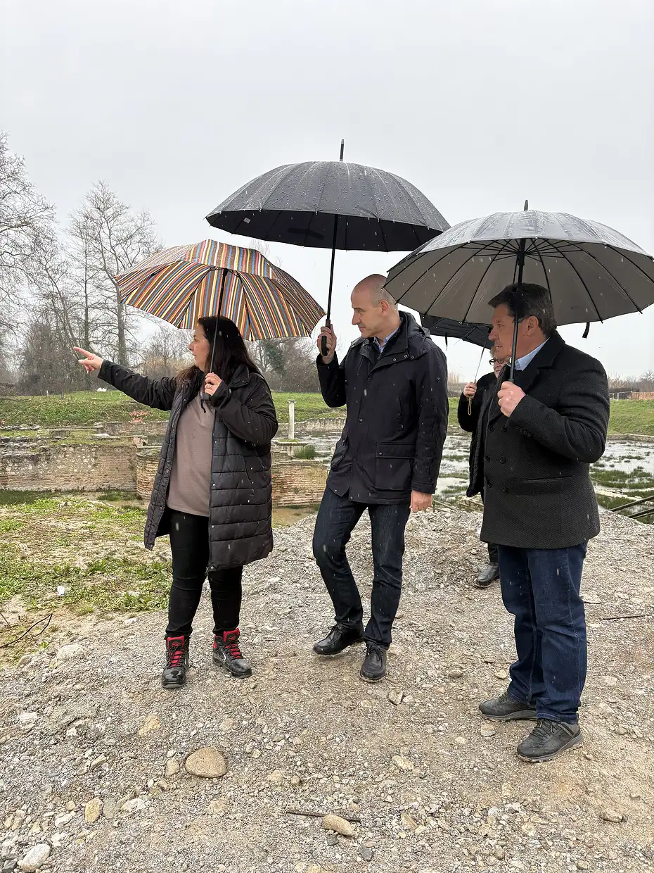 Στο τελικό στάδιο η κατασκευή της νέας γέφυρας στον αρχαιολογικό χώρο του Δίου 3 Στο τελικό στάδιο η κατασκευή της νέας γέφυρας στον αρχαιολογικό χώρο του Δίου