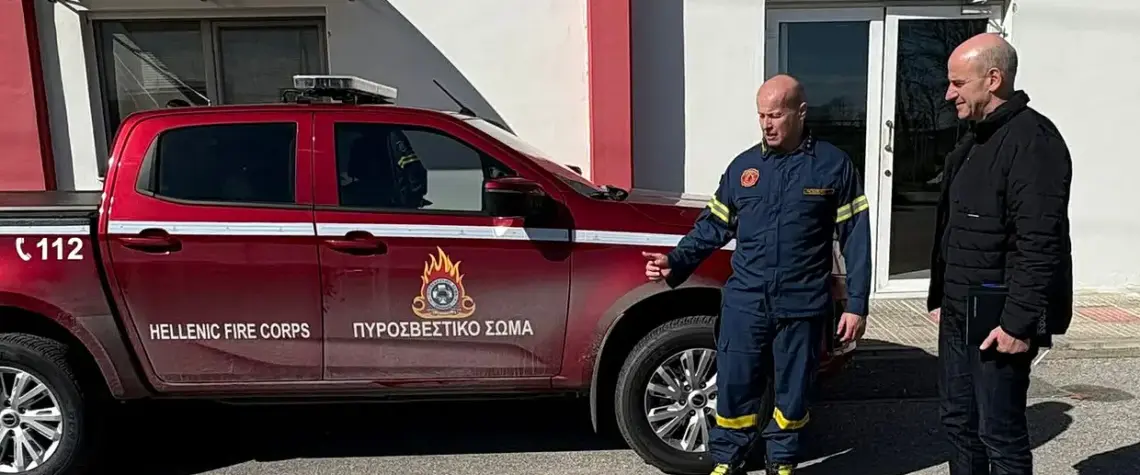 Φώντας Μπαραλιάκος: Ενισχύεται η Πυροσβεστική Υπηρεσία Πιερίας ενόψει αντιπυρικής περιόδου – Παρελήφθησαν δύο νέα οχήματα