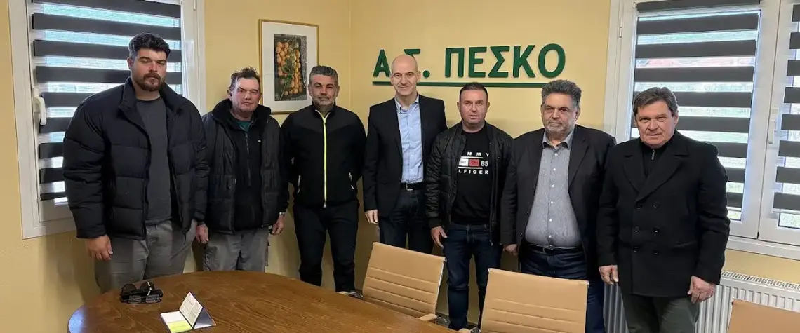 Συνεχείς συναντήσεις Μπαραλιάκου με τους ανθρώπους του πρωτογενούς τομέα