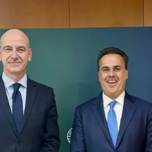 Συνάντηση Φώντα Μπαραλιάκου με Σταύρο Παπασταύρου για τα έργα στον Όλυμπο και το φράγμα της Μόρνας