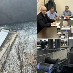 Συνάντηση Φ. Μπαραλιάκου με τον Δήμαρχο Κατερίνης και τη ΔΕΥΑΚ για το φράγμα και τα διυλιστήρια της Μόρνας