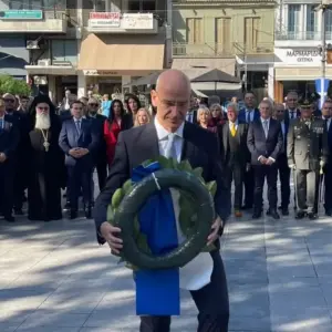 Εκπρόσωπος της Βουλής των Ελλήνων ο Φώντας Μπαραλιάκος στις εκδηλώσεις για την επέτειο απελευθέρωσης της Κατερίνης.