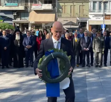 Εκπρόσωπος της Βουλής των Ελλήνων ο Φώντας Μπαραλιάκος στις εκδηλώσεις για την επέτειο απελευθέρωσης της Κατερίνης.